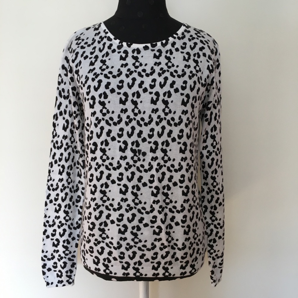MNG Leopard print sweater